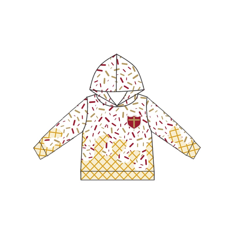 Boy’s White Brother Martin Drip Hoodie