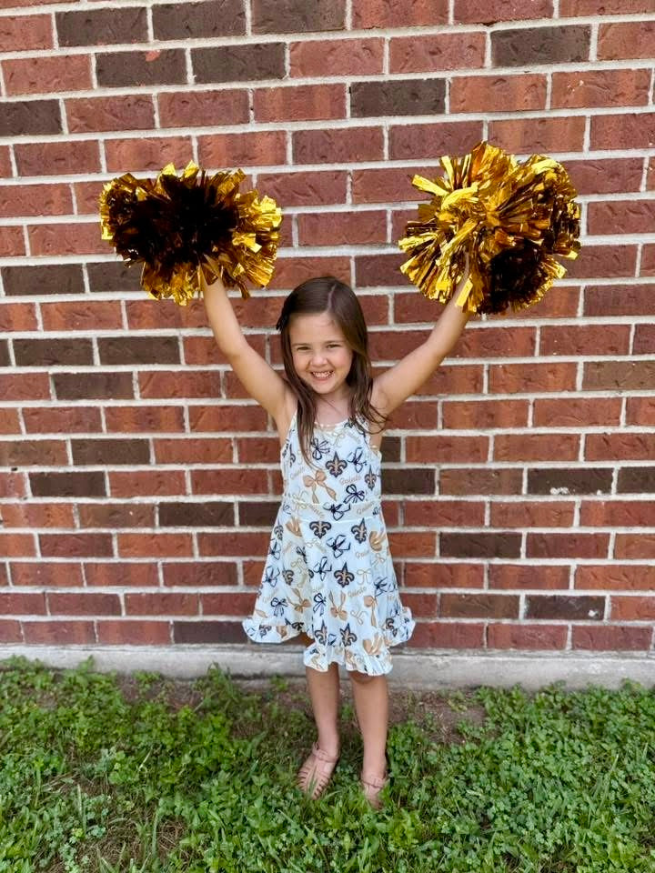 Saints Bow Athletic Dress