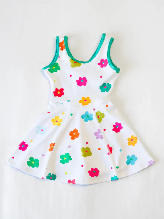 Bright Floral Athletic Dress