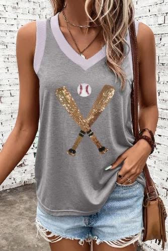Sequin Baseball Tee