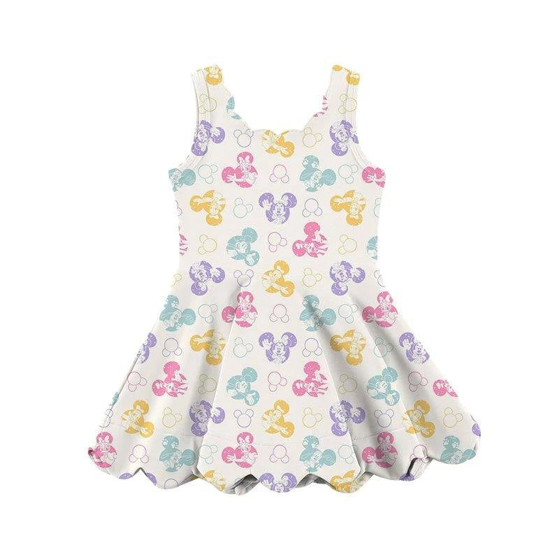 Scalloped Mouse & Friends Dress