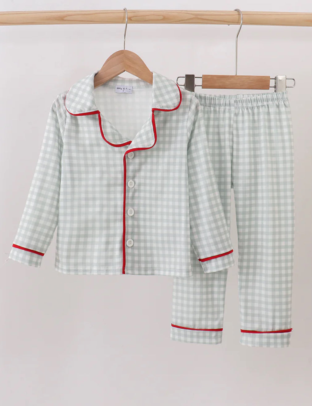 Abby & Evie Boy’s Sage Pajama Set