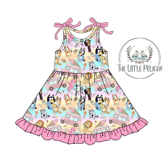 Bluey Ice Cream Truck Dress
