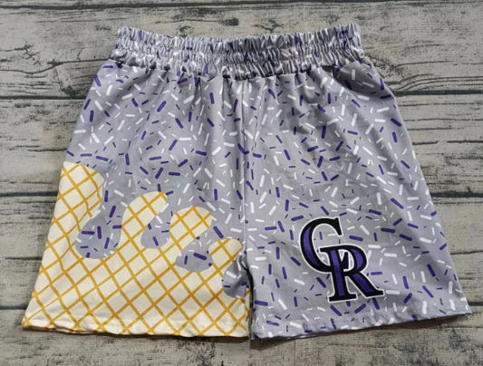 Boy’s Gray Chalmette Reign Drip Shorts